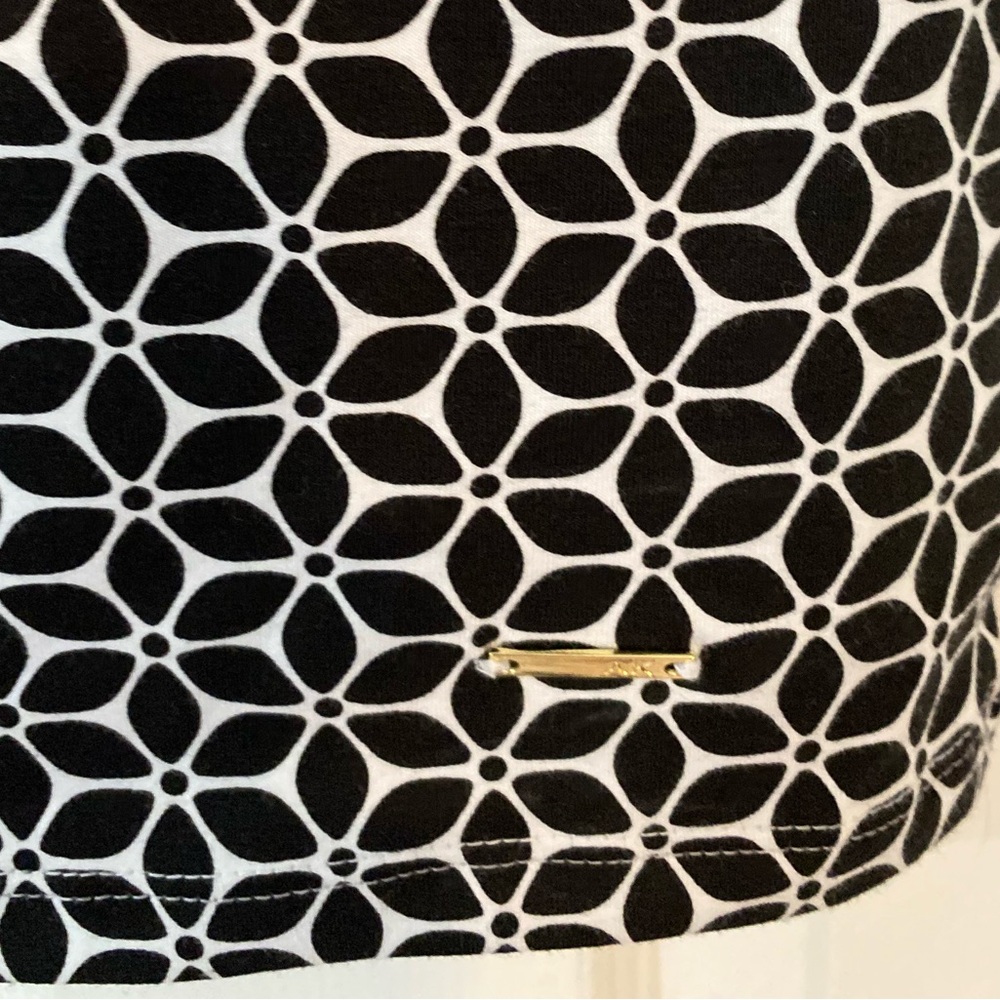 Anne Klein Black and White Fitted Short Sleeve Tee. Small. Adorable cotton NWT - Picture 11 of 11